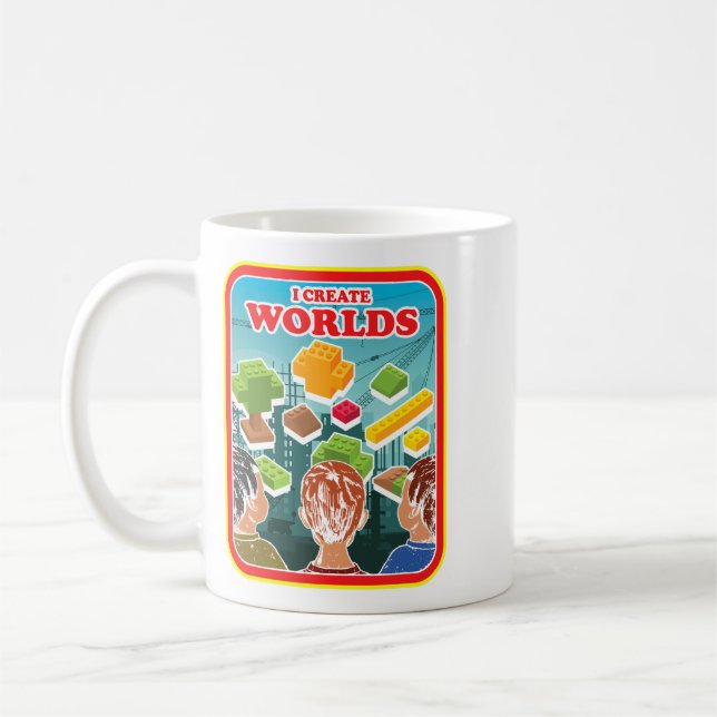 Create Worlds Master Builder Engineer Construction Coffee Mug (Left)