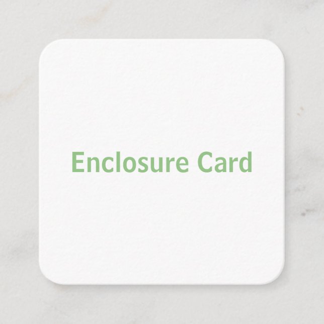 Create You Own 2.5" x 2.5" Rounded Enclosure Card (Front)
