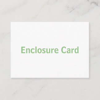 Create You Own 3.5" x 2.5" Enclosure Card