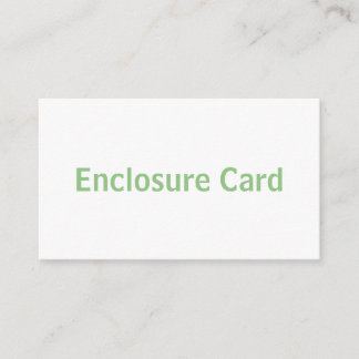 Create You Own 3.5" x 2" Enclosure Card