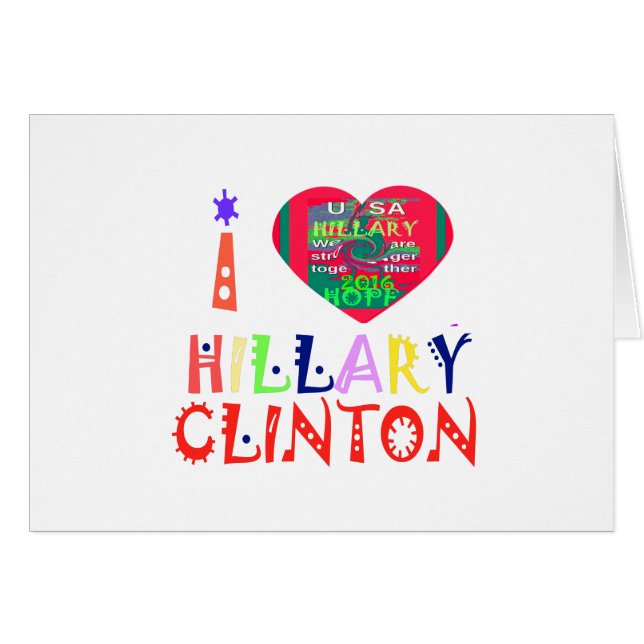Create You Own Inspirational Hillary Love Quote (Front Horizontal)