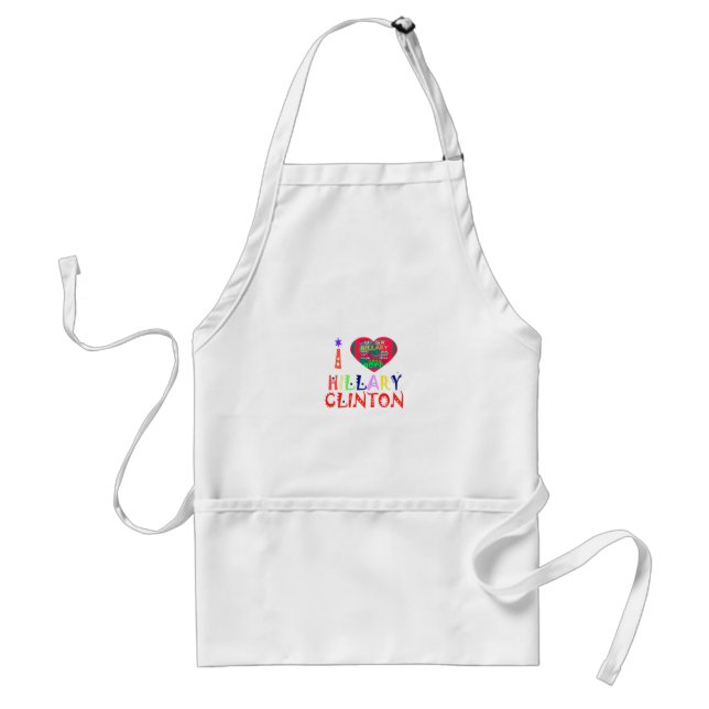 Create You Own Inspirational Hillary Love Quote Standard Apron (Front)