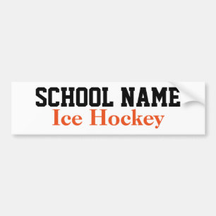 Create Your Bumper Sticker- Ice Hockey Bumper Sticker