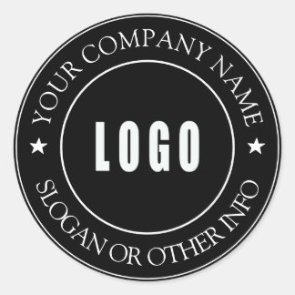 Create Your Business Logo Custom Classic Round Sti Sticker