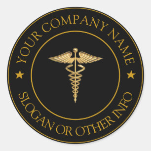 Create Your Business Logo Custom Classic Round Sti Sticker