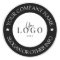 Create Your Business Logo Custom Classic Round Sti