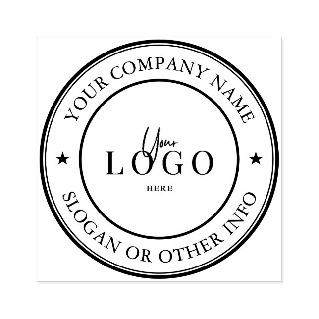 Create Your Business Logo Custom Rubber Stamp (Imprint)