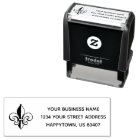 Create Your Company Logo Address Self-inking Stamp