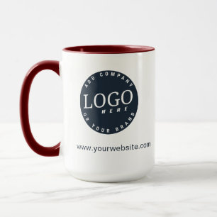 Create Your Company Logo Business Website Address Mug