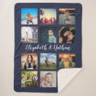 Create Your Custom 12 Photo Collage Family Navy