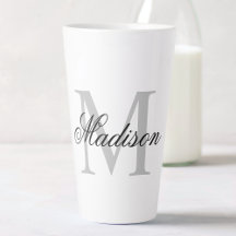 Create Your Custom Name Monogram Calligraphy Black
