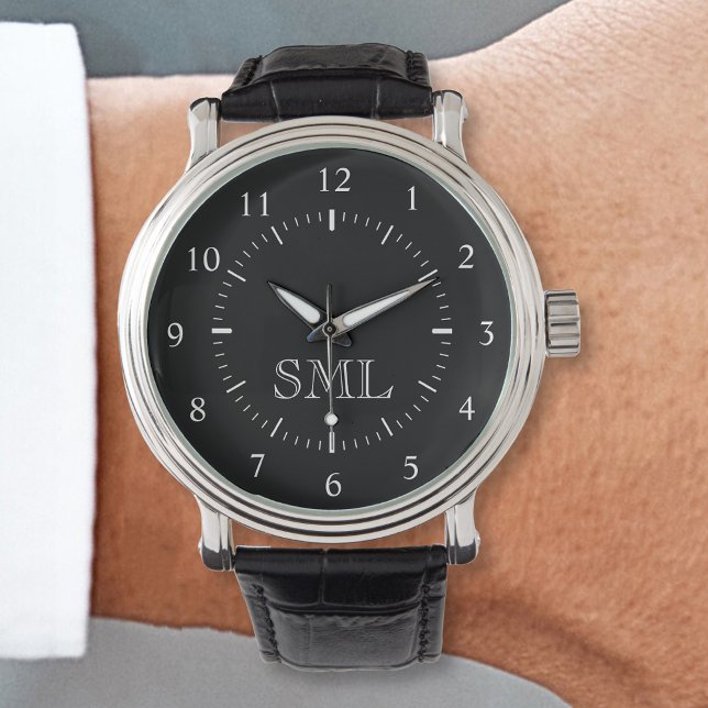 Create Your Custom Personalised Monogram Watch (Creator Uploaded)