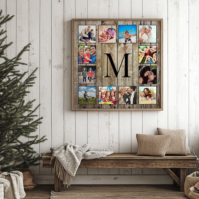 Create Your Custom Photo Collage Rustic Farmhouse Print (Creator Uploaded)