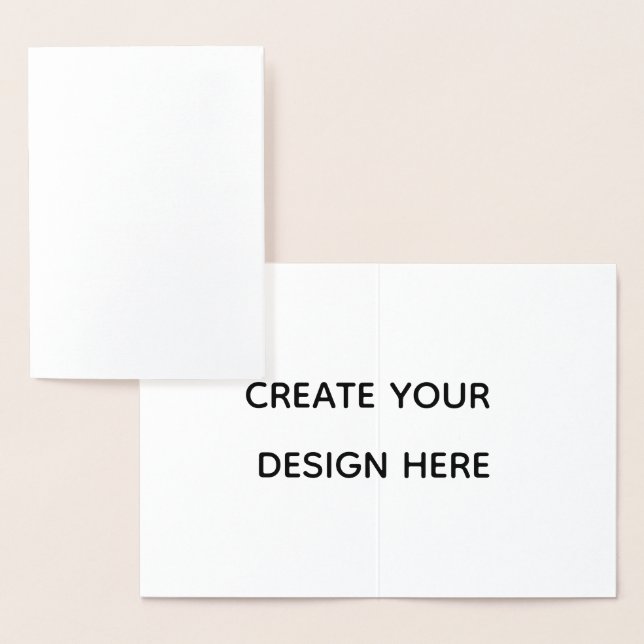Create your design here add your text logo hare foil card (Display)
