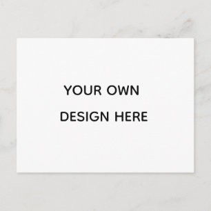 Create your design here add your text logo hare holiday postcard