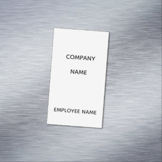 Create your design here add your text logo Magnetic business card