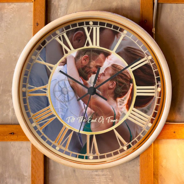 Create Your Elegant Modern Gift Photo Wall Clock (Creator Uploaded)