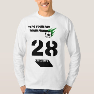 Create your Fav Team 28 Football Soccer Sports T-Shirt