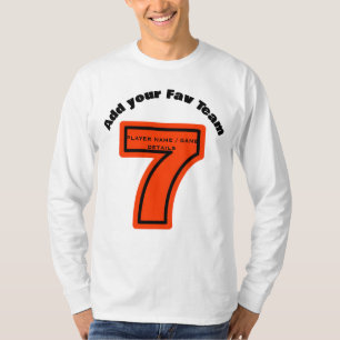 Create your Favourite Team Name 7 Football / Socce T-Shirt