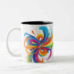 create your future-positive mindset Two-Tone coffee mug