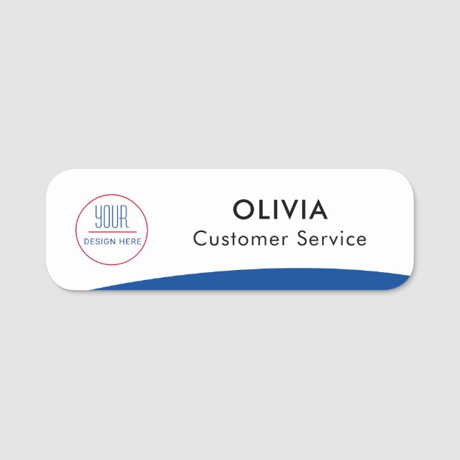 Create Your Logo Name Tag (Front)