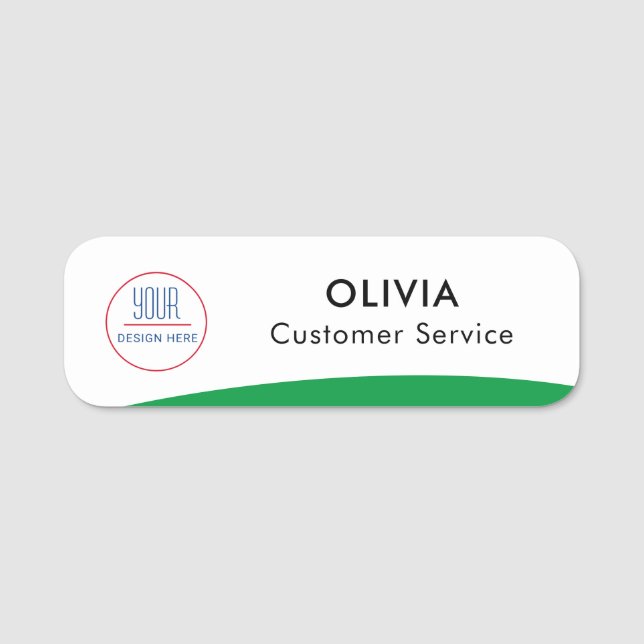 Create Your Logo Name Tag (Front)