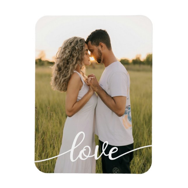 Create Your Love Romantic Photo  Magnet (Vertical)