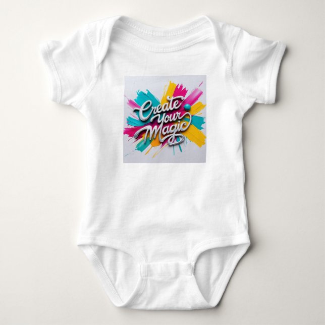 Create Your Magic Baby Bodysuit (Front)
