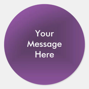 Create Your Message Classic Round Sticker