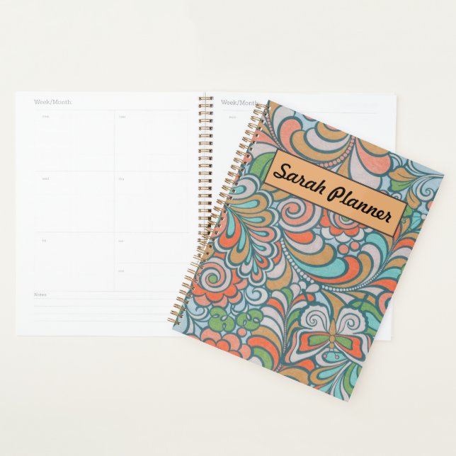 Create your name Daily Weekly Monthly Planner (Display)