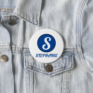 create your named 7.5 cm round badge