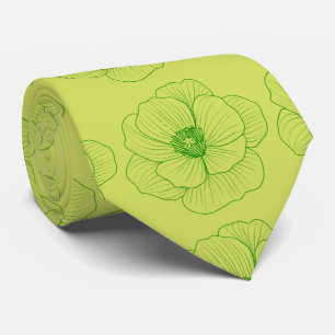 Create Your On Custom Promotional Light Green Tie