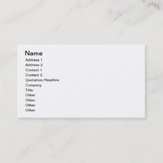 Create Your One Of A Kind Business Card