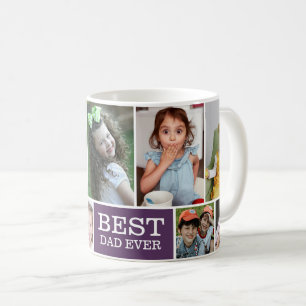 Create Your Own 10 Photo Collage Best Dad Ever Coffee Mug