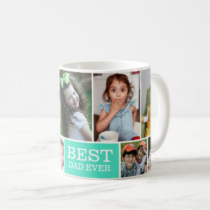 Create Your Own 10 Photo Collage Best Dad Ever Mug