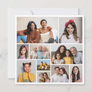 Create Your Own 10 Photo Collage Card
