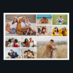 Create Your Own 10 Photo Collage Custom Poster<br><div class="desc">Create your own Custom 10 Photo Collage for Christmas, Birthdays, Weddings, Anniversaries, Graduations, Father's Day, Mother's Day or any other Special Occasion, with our easy-to-use design tool. Add your favourite photos of friends, family, vacations, hobbies and pets and you'll have a stunning, one-of-a-kind photo collage. Our personalised photo collages are...</div>