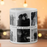 Create Your Own 10 Photo Collage & Custom Text Coffee Mug<br><div class="desc">Create your own photo collage coffee mug,  featuring 10 (ten) square insta photographs of your choice. Personalise by adding your own text using the template provided. A greate keepsake gift for birthdays,  christmas,  anniversaries or any other special occasion!</div>