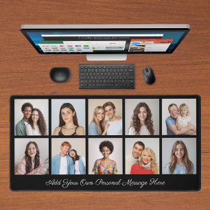 Create Your Own 10 Photo Collage  Desk Mat