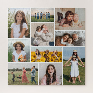 Create Your Own 10 Photo Collage Jigsaw Puzzle
