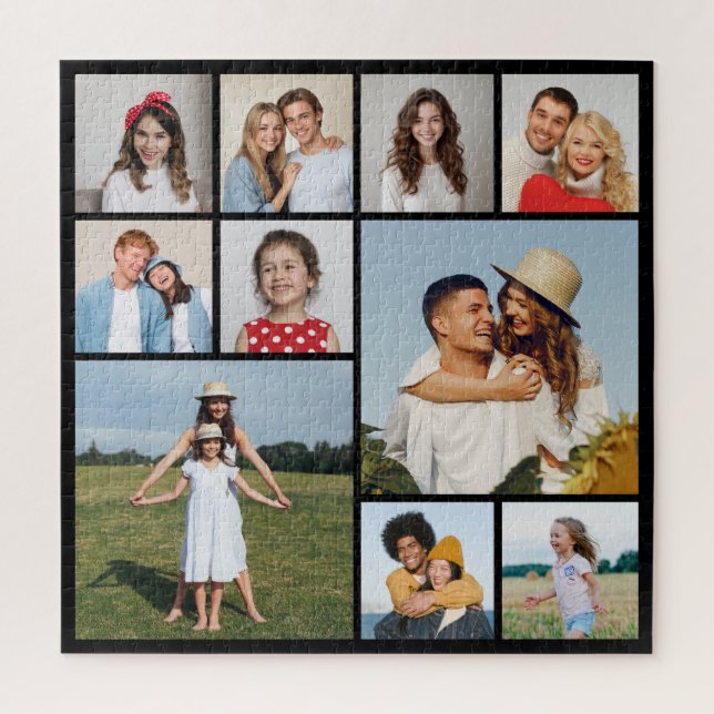 Create Your Own 10 Photo Collage Jigsaw Puzzle (Vertical)