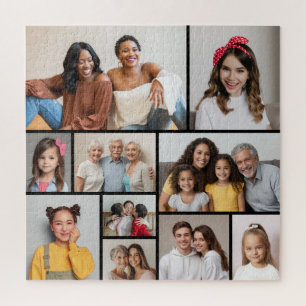 Create Your Own 10 Photo Collage Jigsaw Puzzle