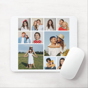 Create Your Own 10 Photo Collage Mouse Mat