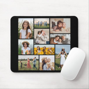 Create Your Own 10 Photo Collage Mouse Mat