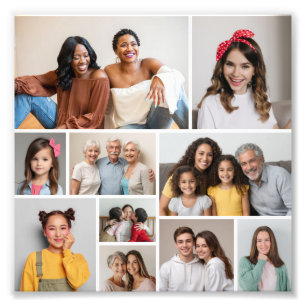 Create Your Own 10 Photo Collage Photo Enlargement Print