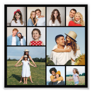 Create Your Own 10 Photo Collage Photo Enlargement Print