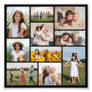 Create Your Own 10 Photo Collage Photo Enlargement Print