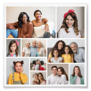 Create Your Own 10 Photo Collage Photo Enlargement Print
