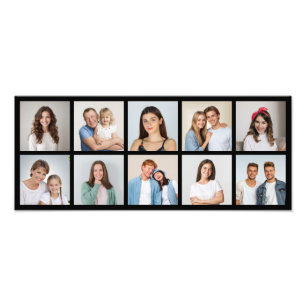 Create Your Own 10 Photo Collage Photo Enlargement Print