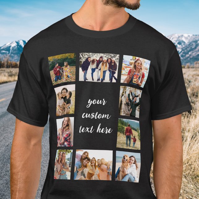 Create Your Own 10 Photo Collage T-Shirt (Creator Uploaded)